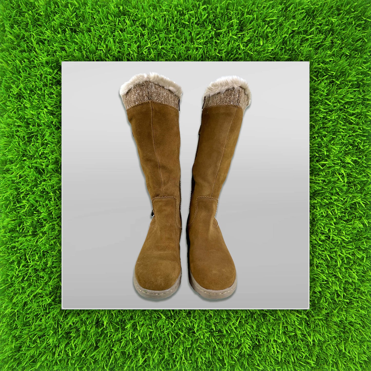 Bare Traps Knee-High Fur-Lined Boots Size 7.5