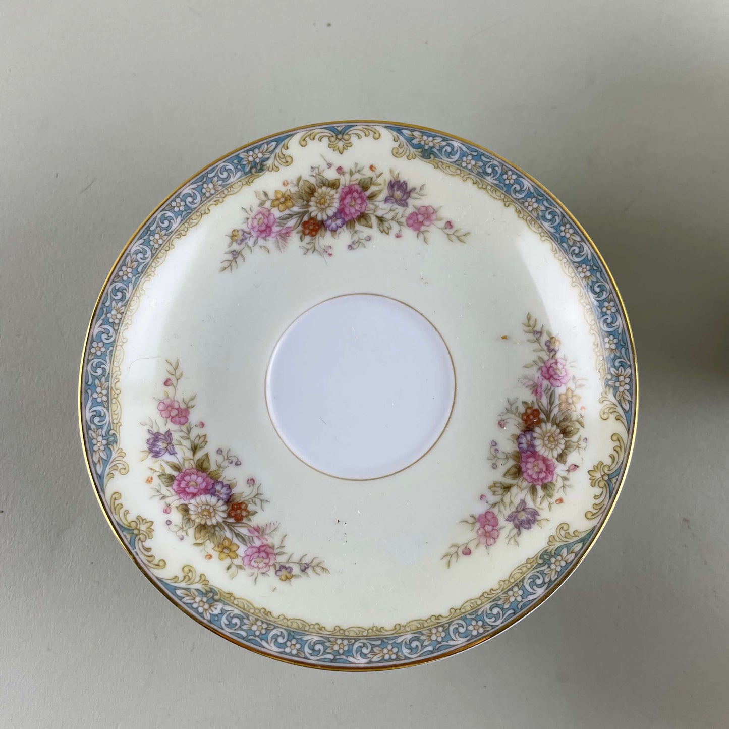 Noritake Footed Demitasse Cups & Saucers Set, Pattern N915 - PICK UP ONLY