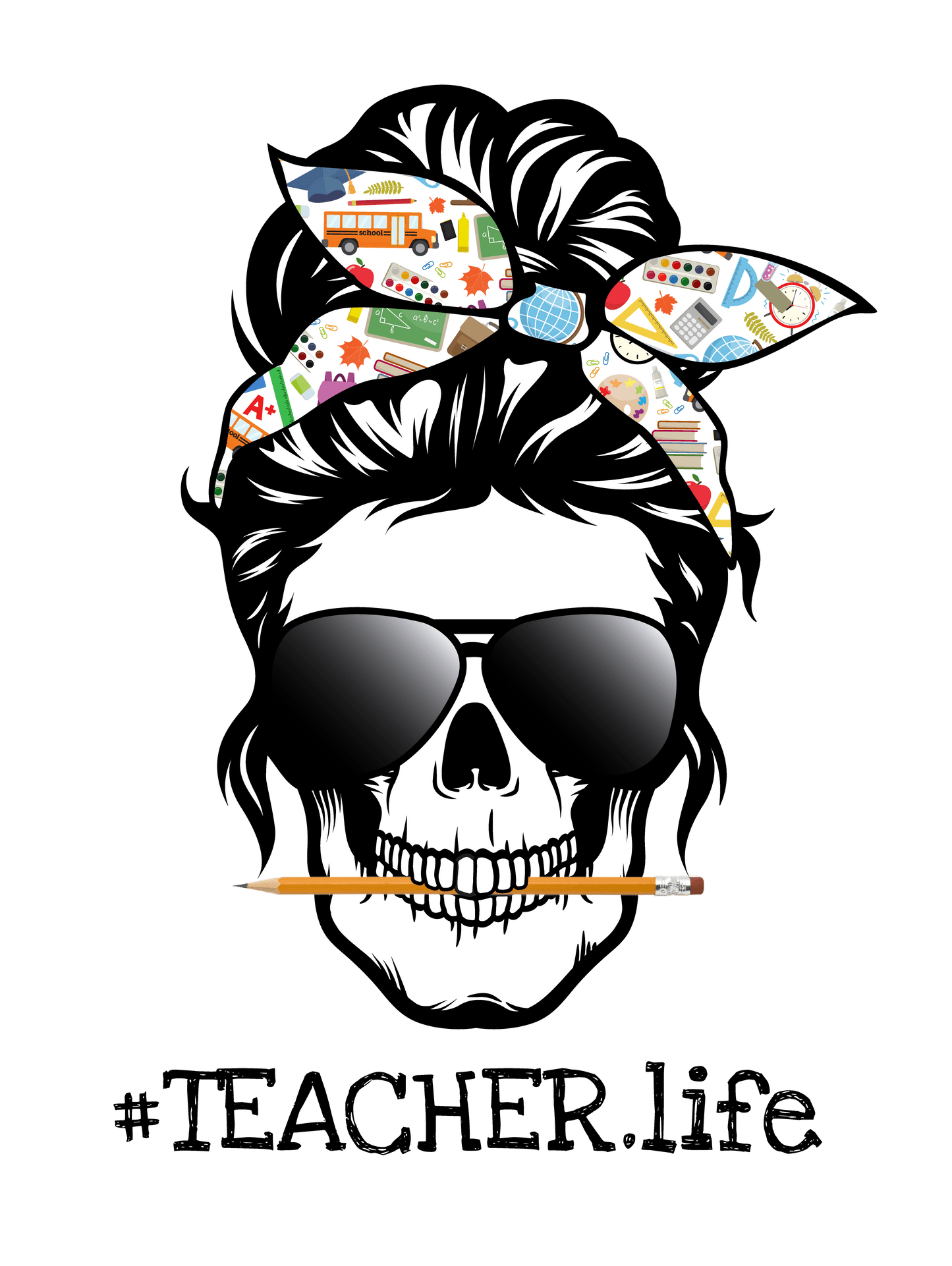 Women’s recycled v-neck t-shirt | #TEACHER.life