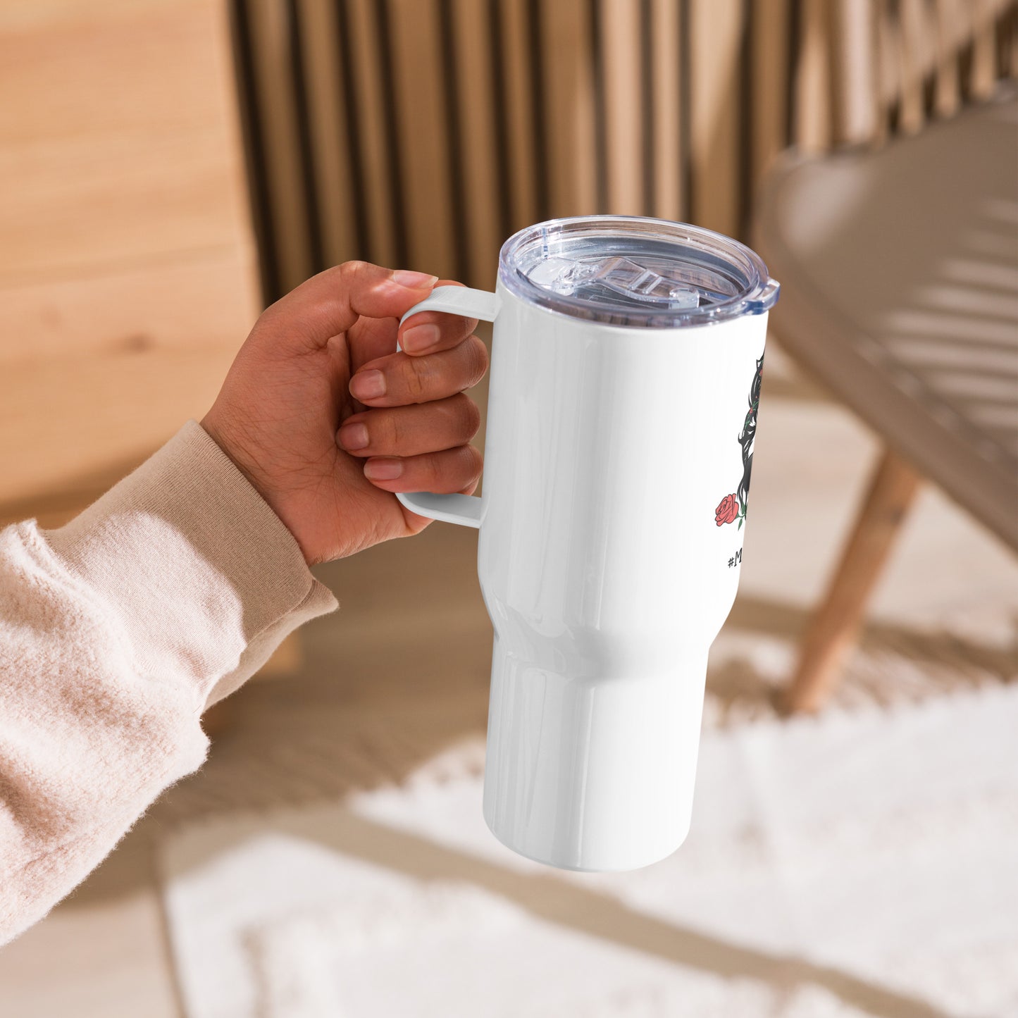 Travel mug with a handle | #M.O.M.life