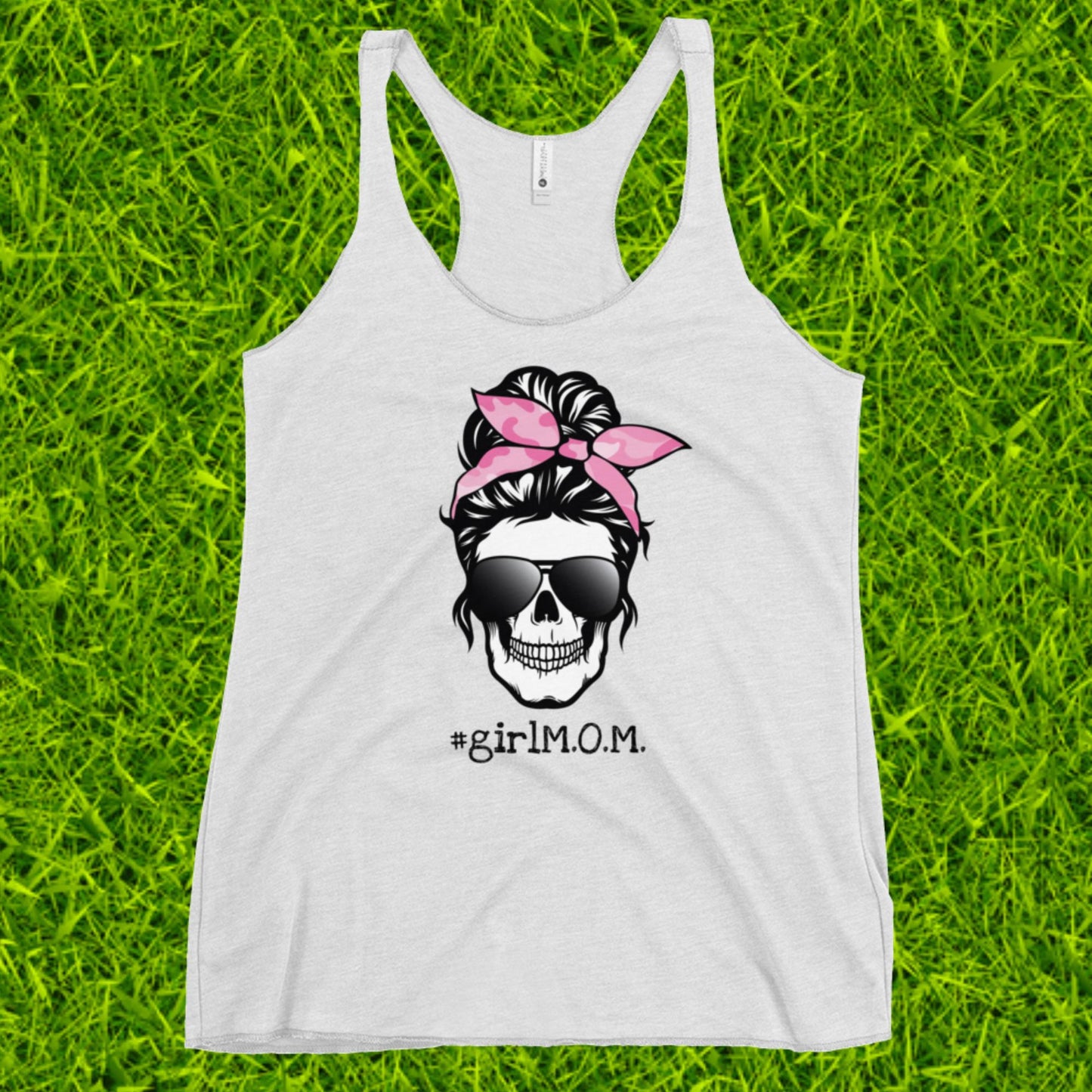 Women's Racerback Tank | #girlM.O.M. 1