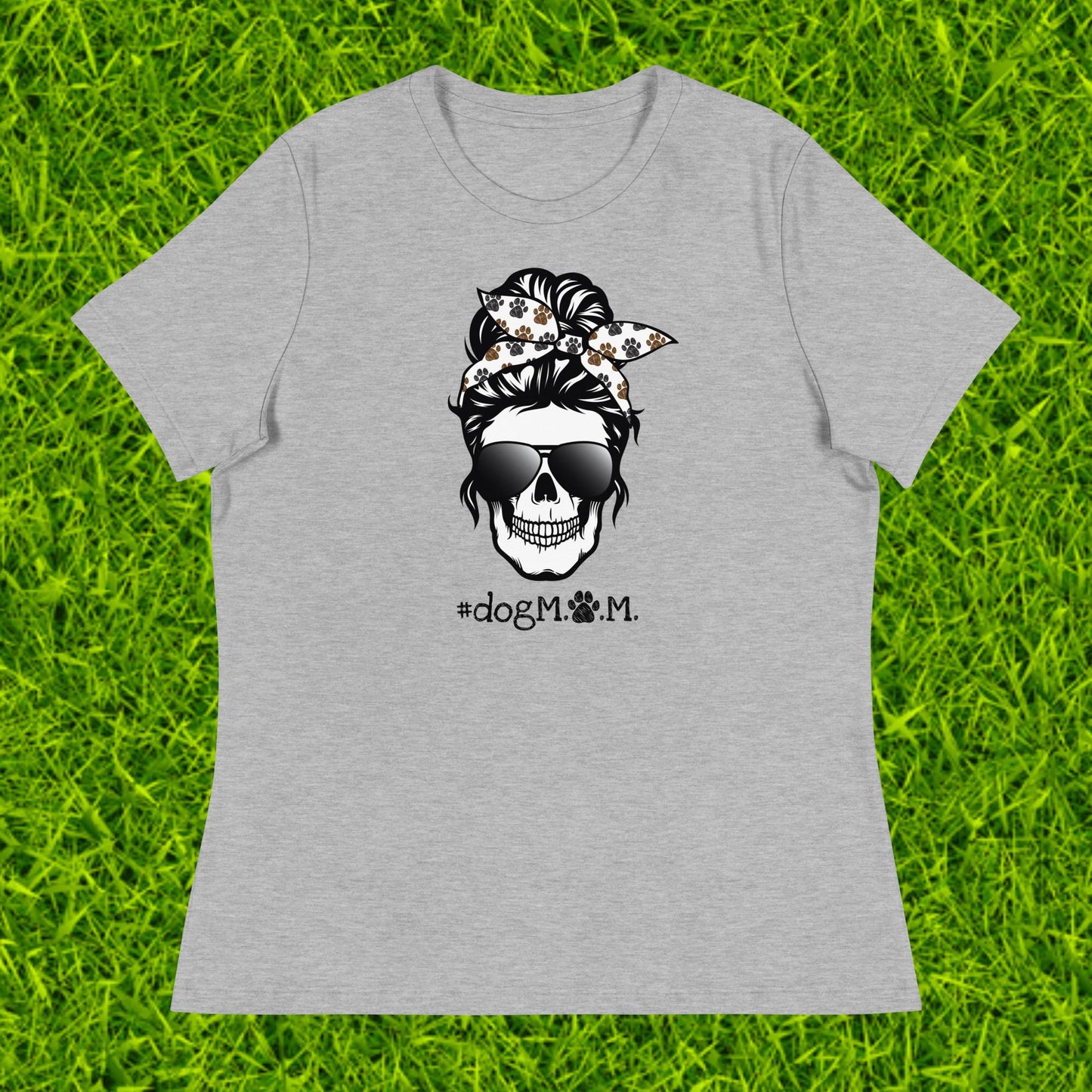 Women's Relaxed T-Shirt | #dogM.O.M. 1