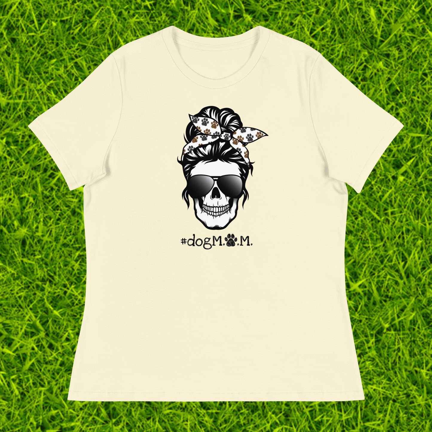 Women's Relaxed T-Shirt | #dogM.O.M. 1
