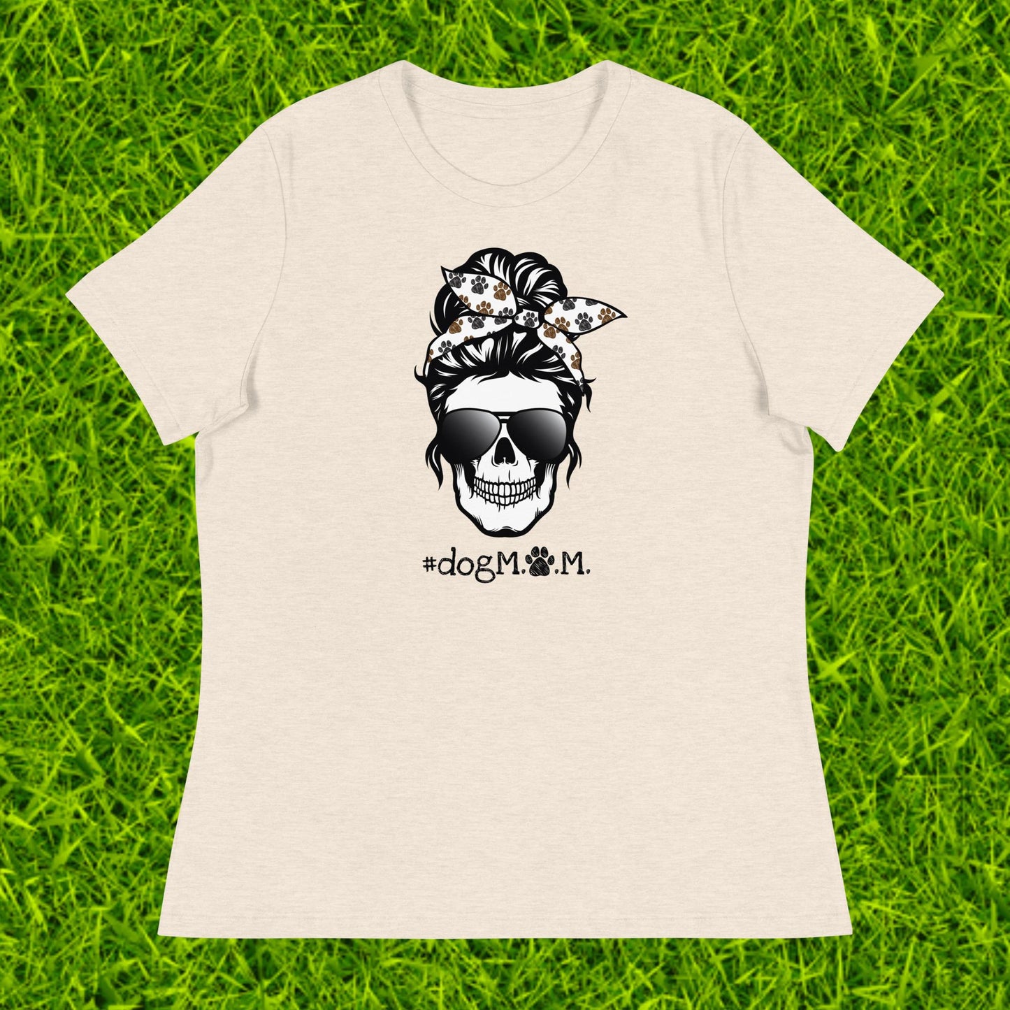 Women's Relaxed T-Shirt | #dogM.O.M. 1