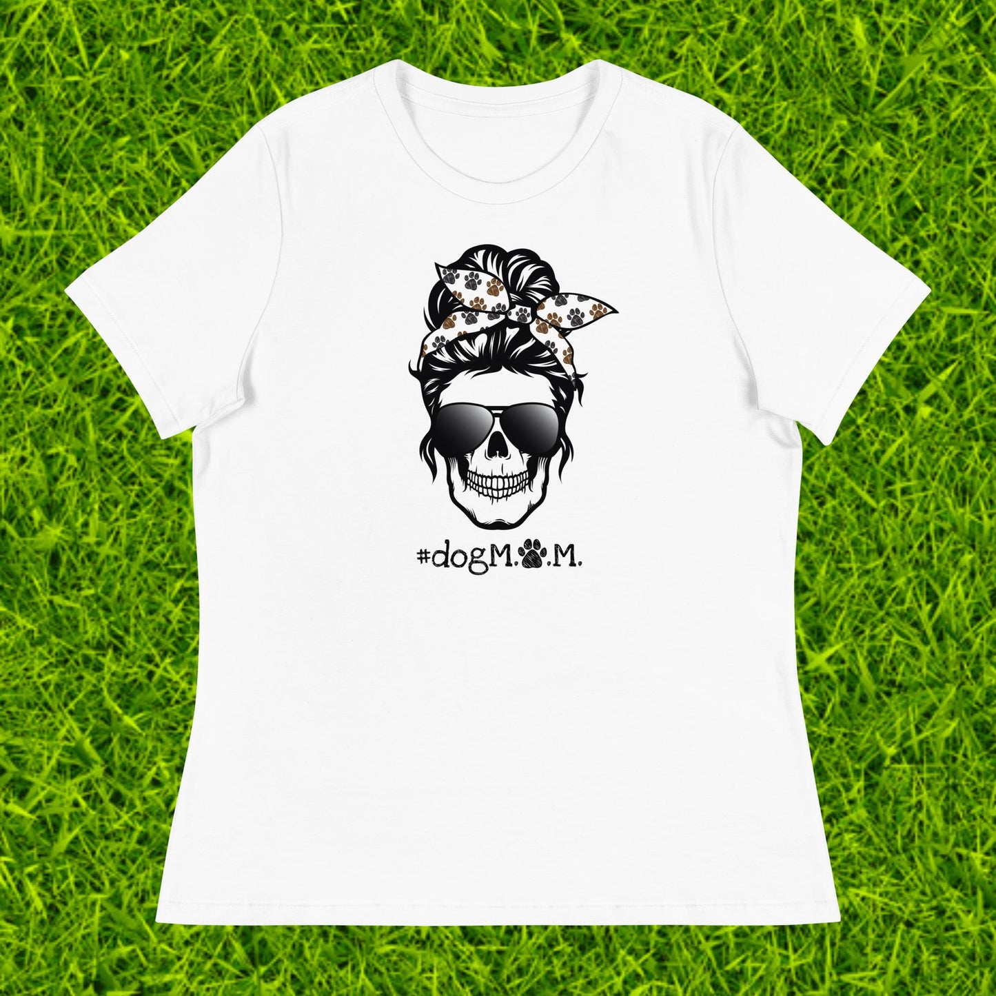 Women's Relaxed T-Shirt | #dogM.O.M. 1