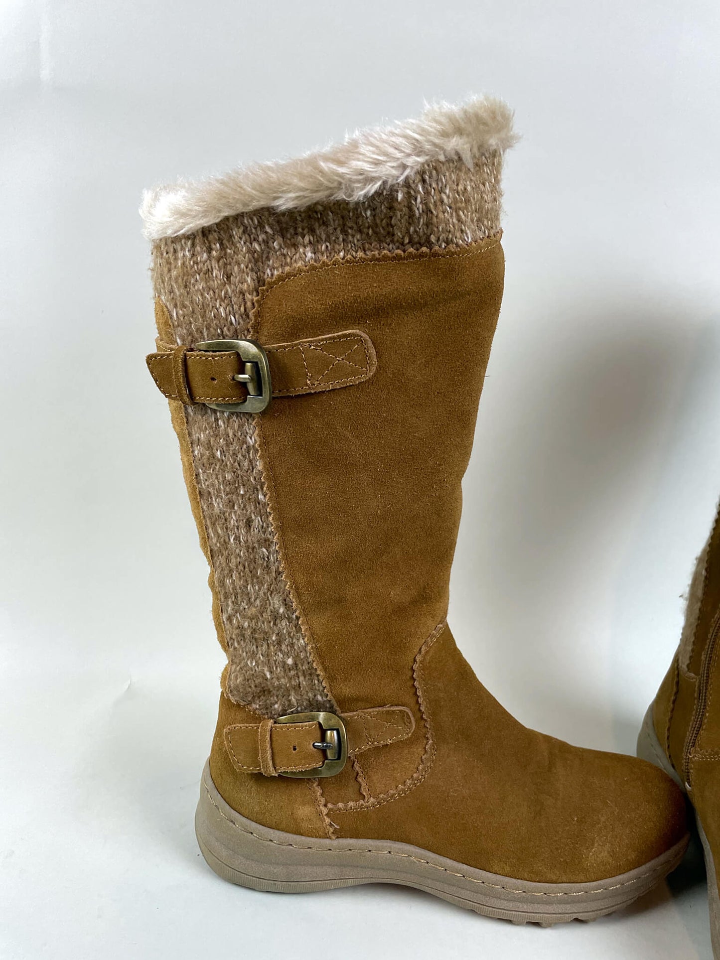 Bare Traps Knee-High Fur-Lined Boots Size 7.5