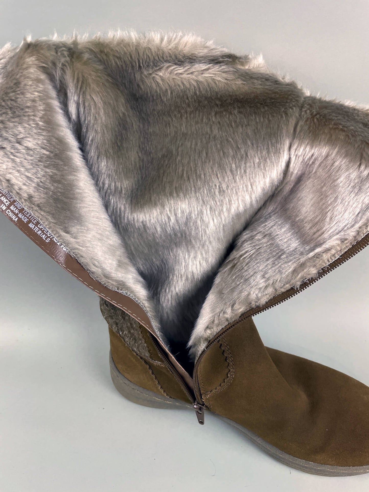 Bare Traps Knee-High Fur-Lined Boots Size 7.5