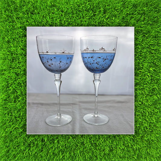 Wine Glass Pair - PICK UP ONLY