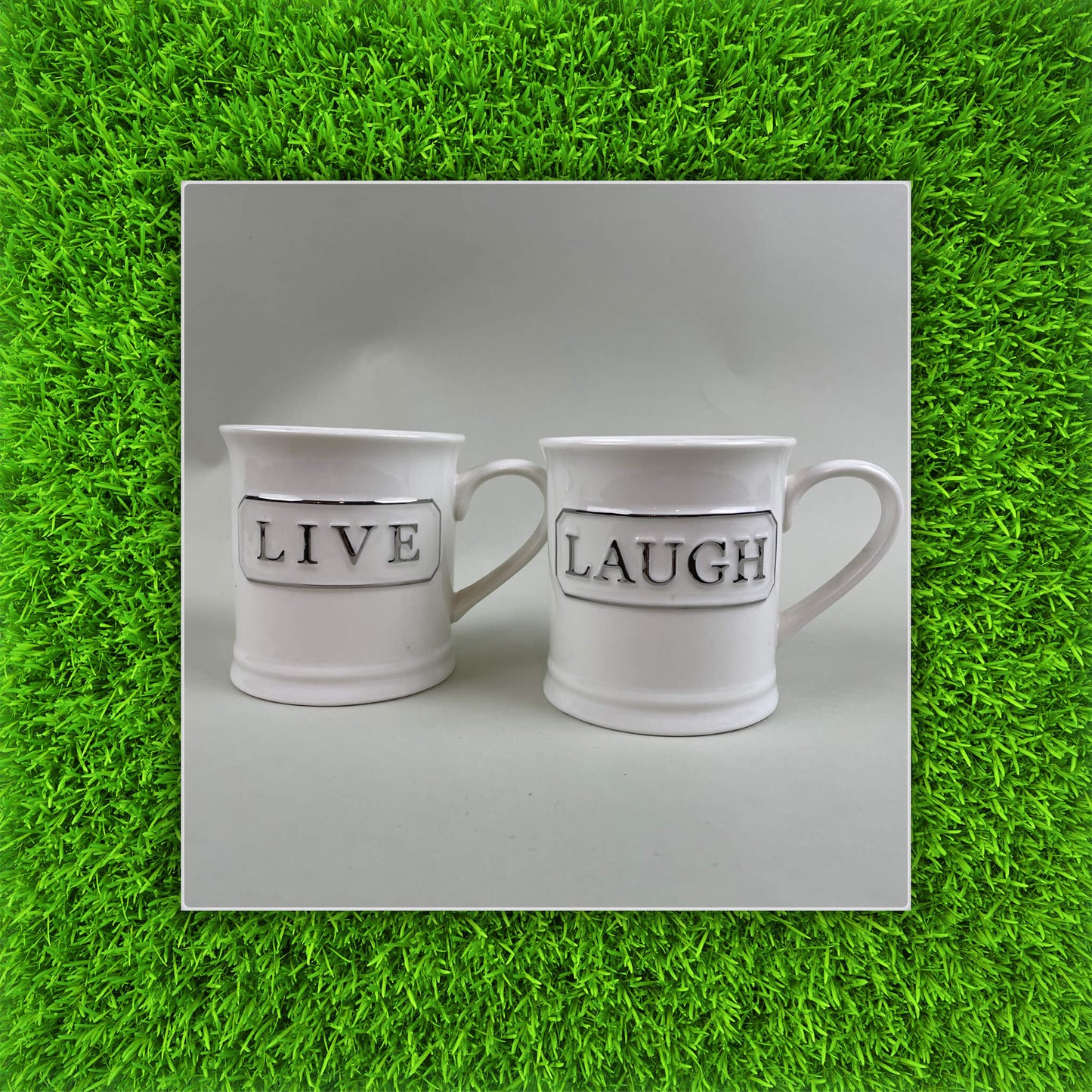 Live, Laugh Mugs Set