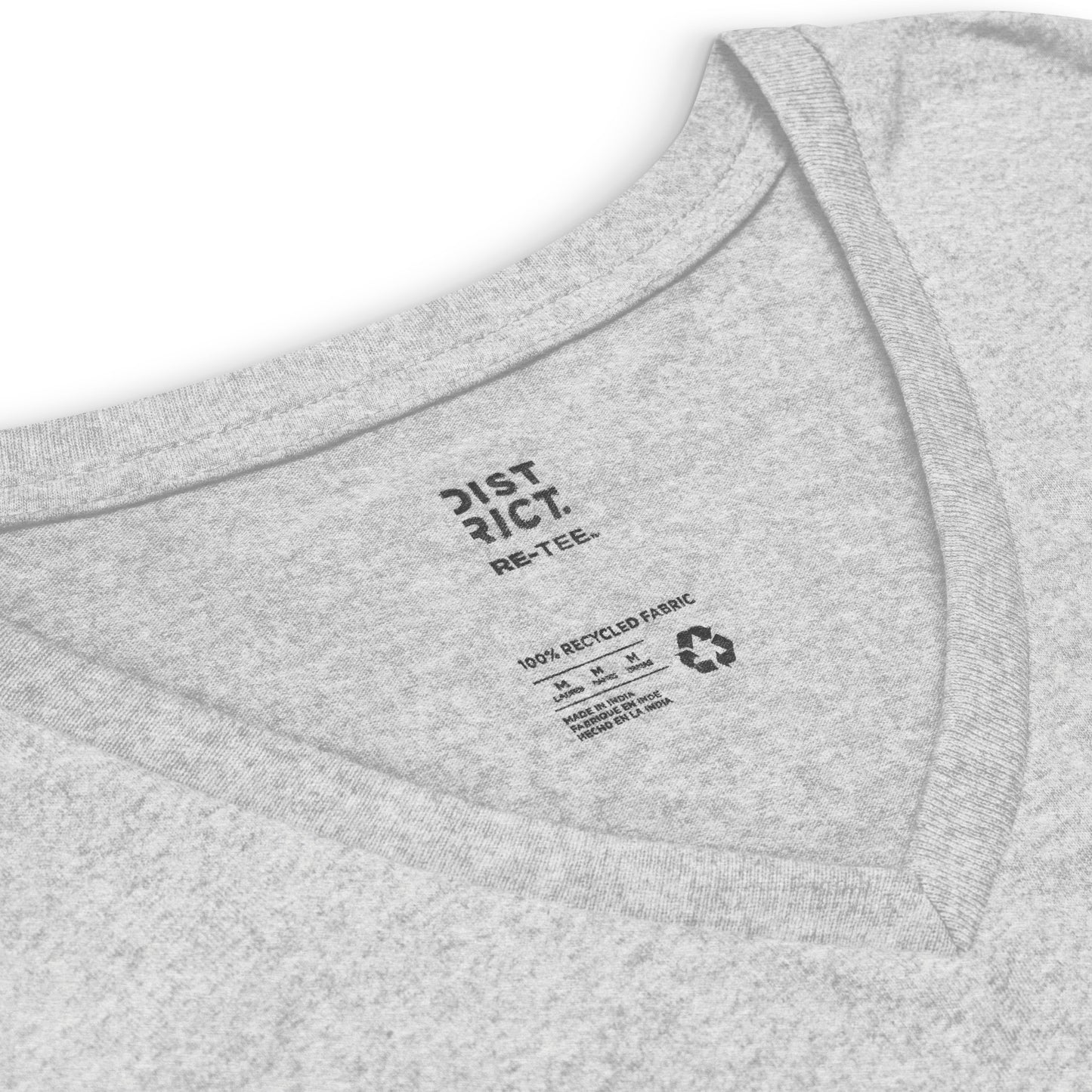 Women’s recycled v-neck t-shirt | #boyM.O.M. 1