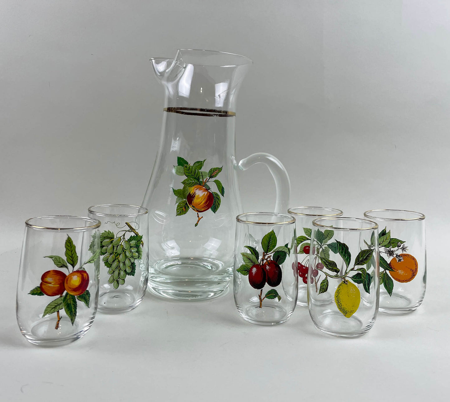 West Virginia Glass Co. Juice Set - PICK UP ONLY